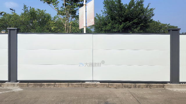 A類鋼圍擋-裝配式烤漆圍擋-惠州市項目工(gōng)程圍擋